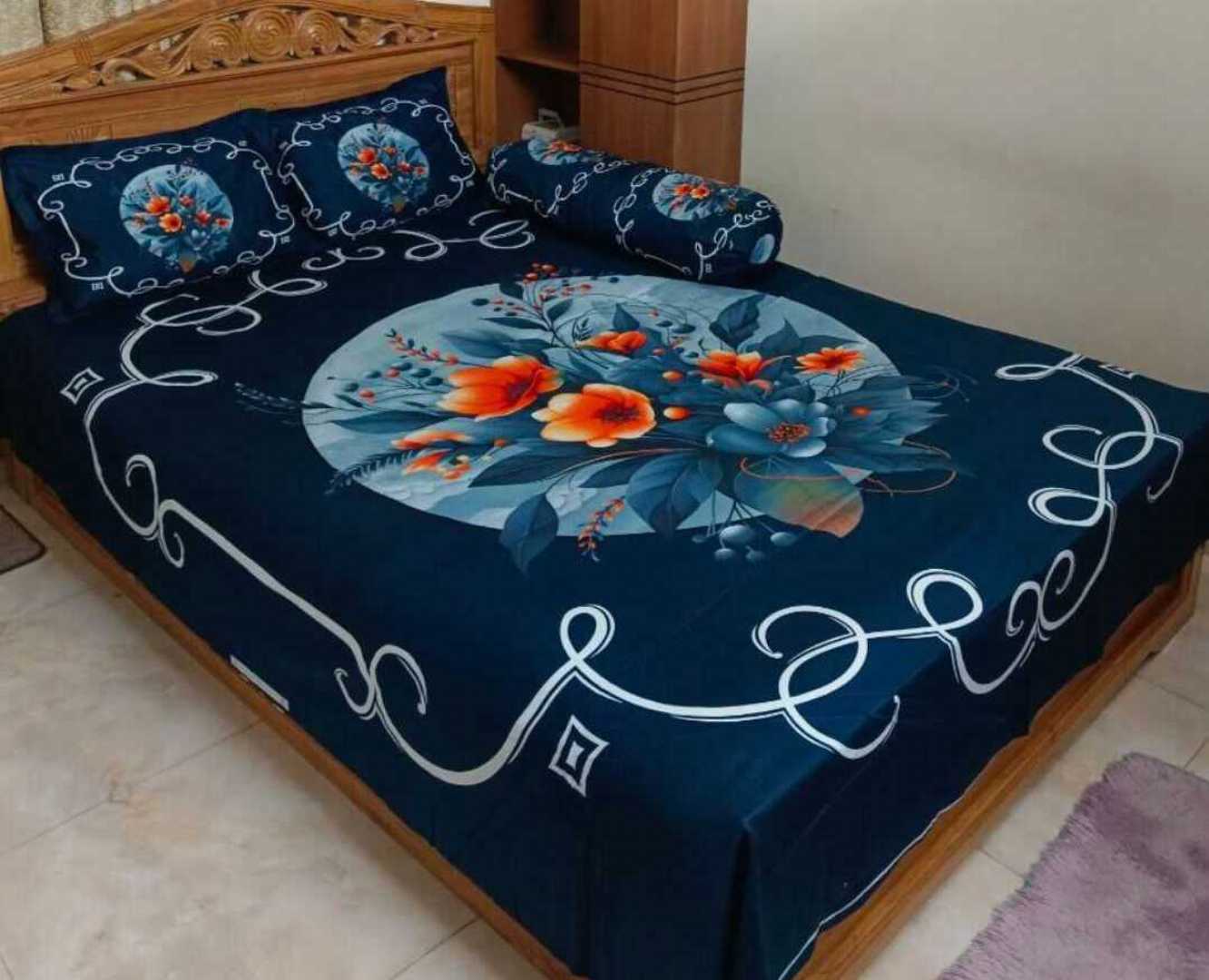 Comfortable King Size Pure Cotton Bed Sheet