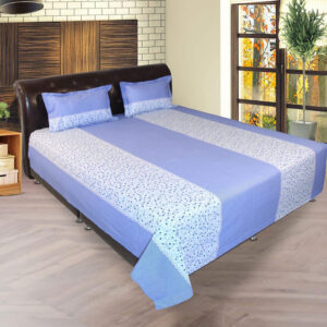 Tiny Flower Stripe Bed Sheet